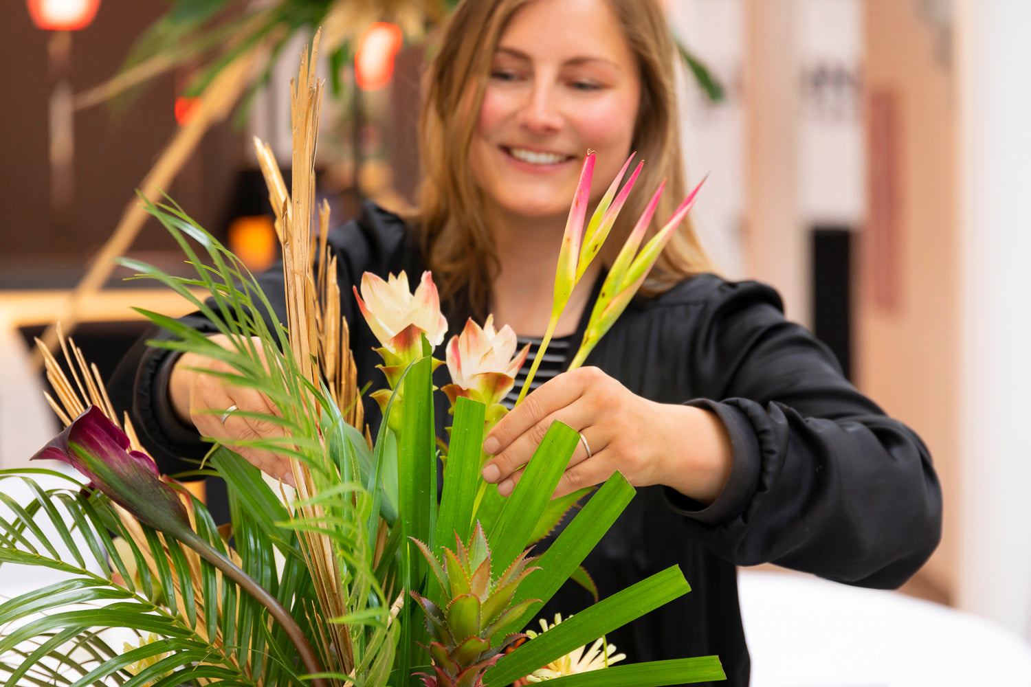 Nina Bootsmann erstellt Ihre Blumendekoration