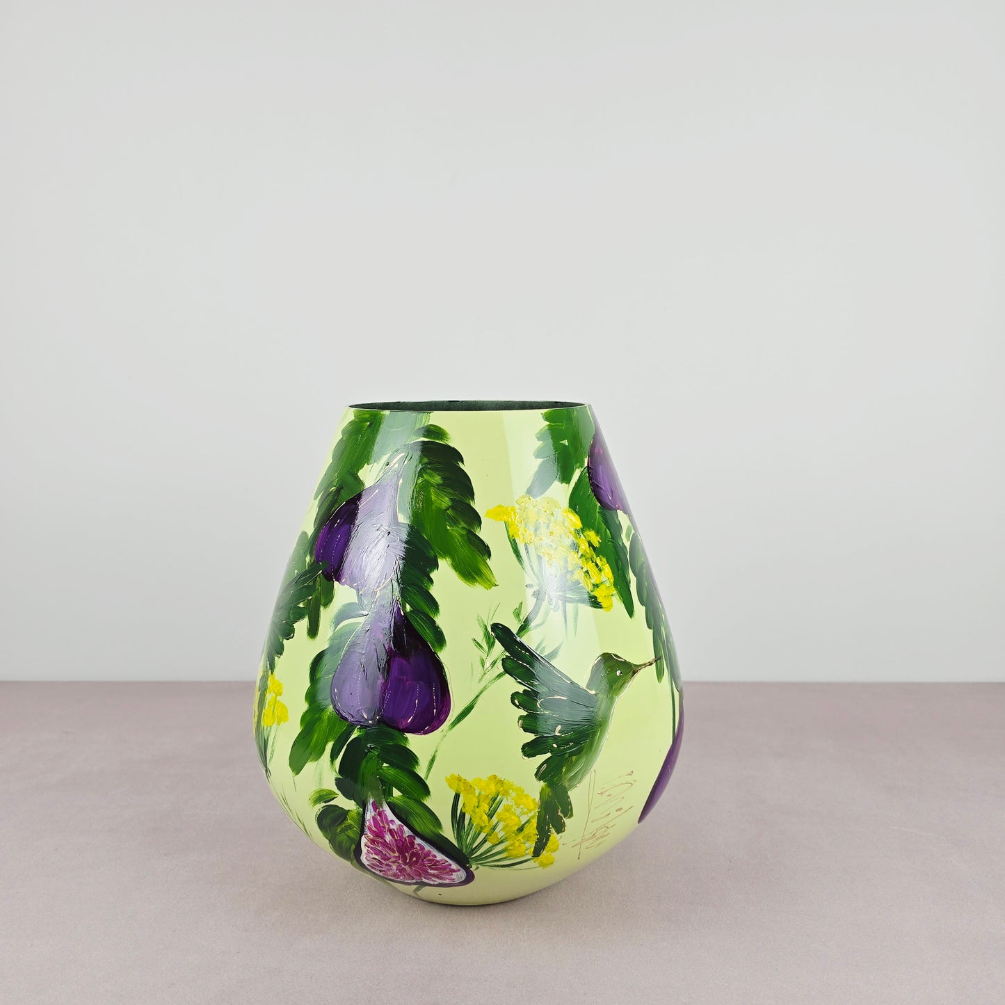 Handbemalte Glasvase S