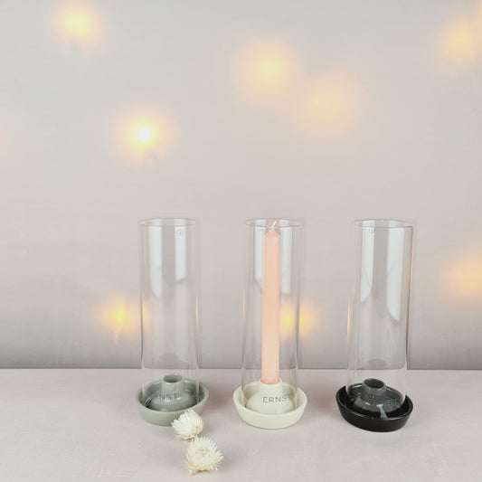 ERNST Kerzenhalter Glaszylinder