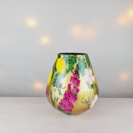 Handbemalte Glasvase S