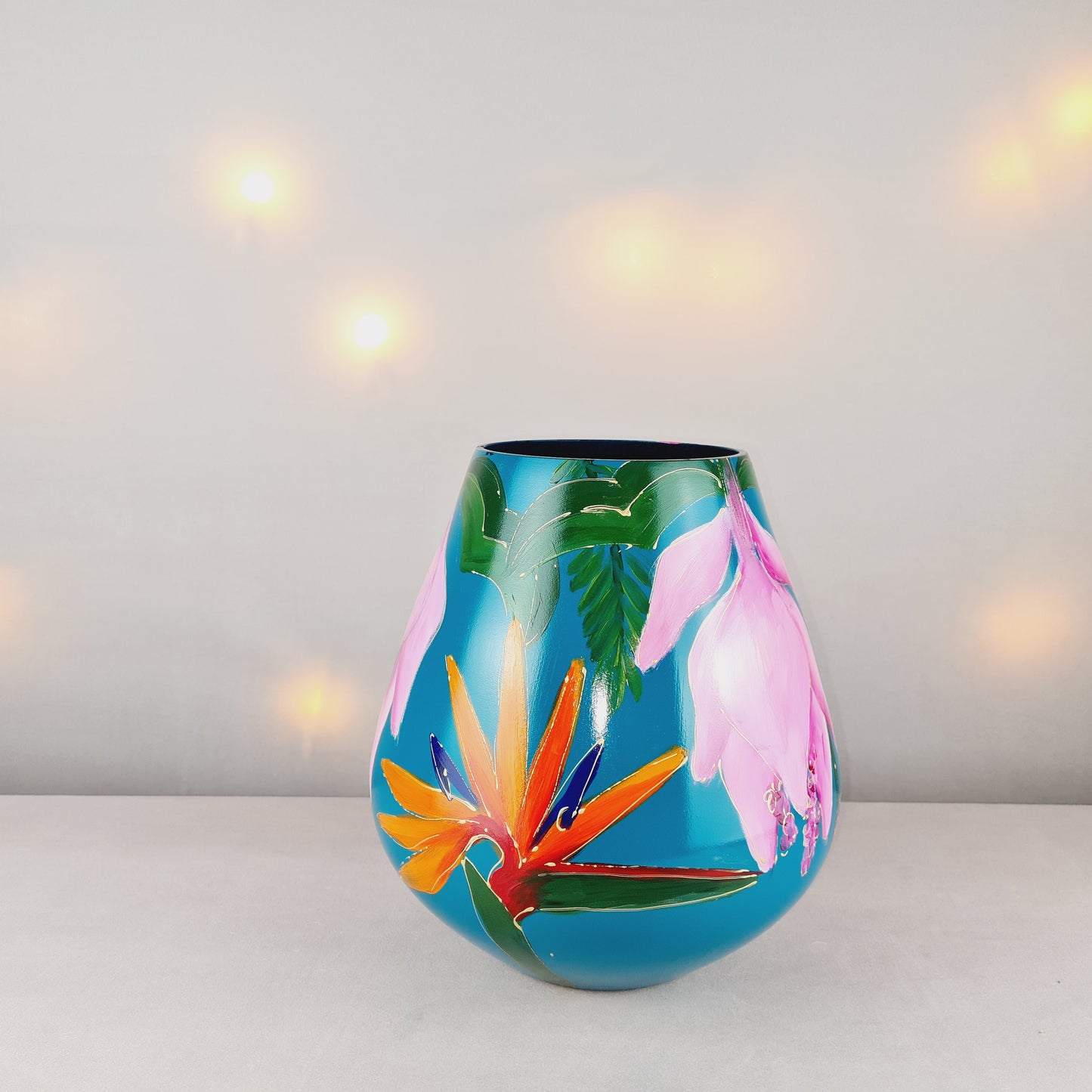 Handbemalte Glasvase S