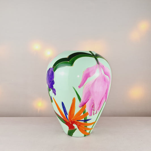 Handbemalte Glasvase M