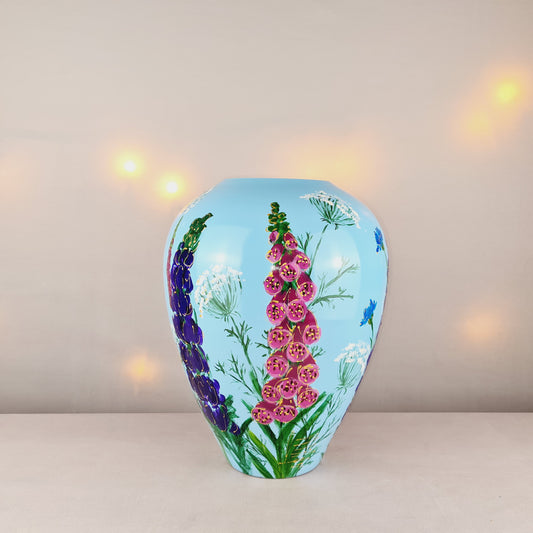 Handbemalte Glasvase M