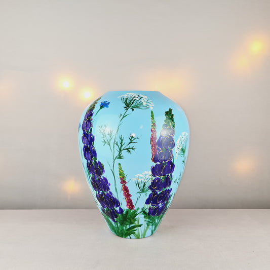 Handbemalte Glasvase M