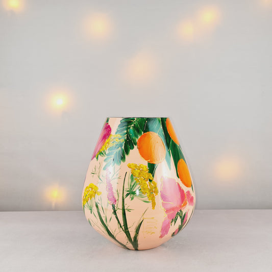 Handbemalte Glasvase S