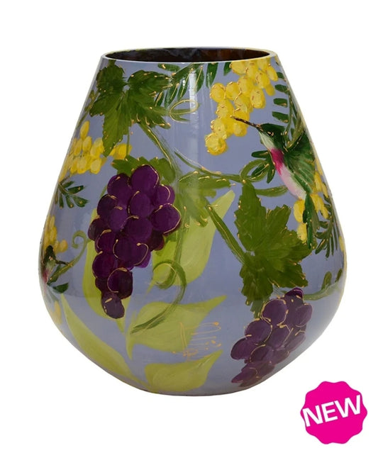 Handbemalte Glasvase S