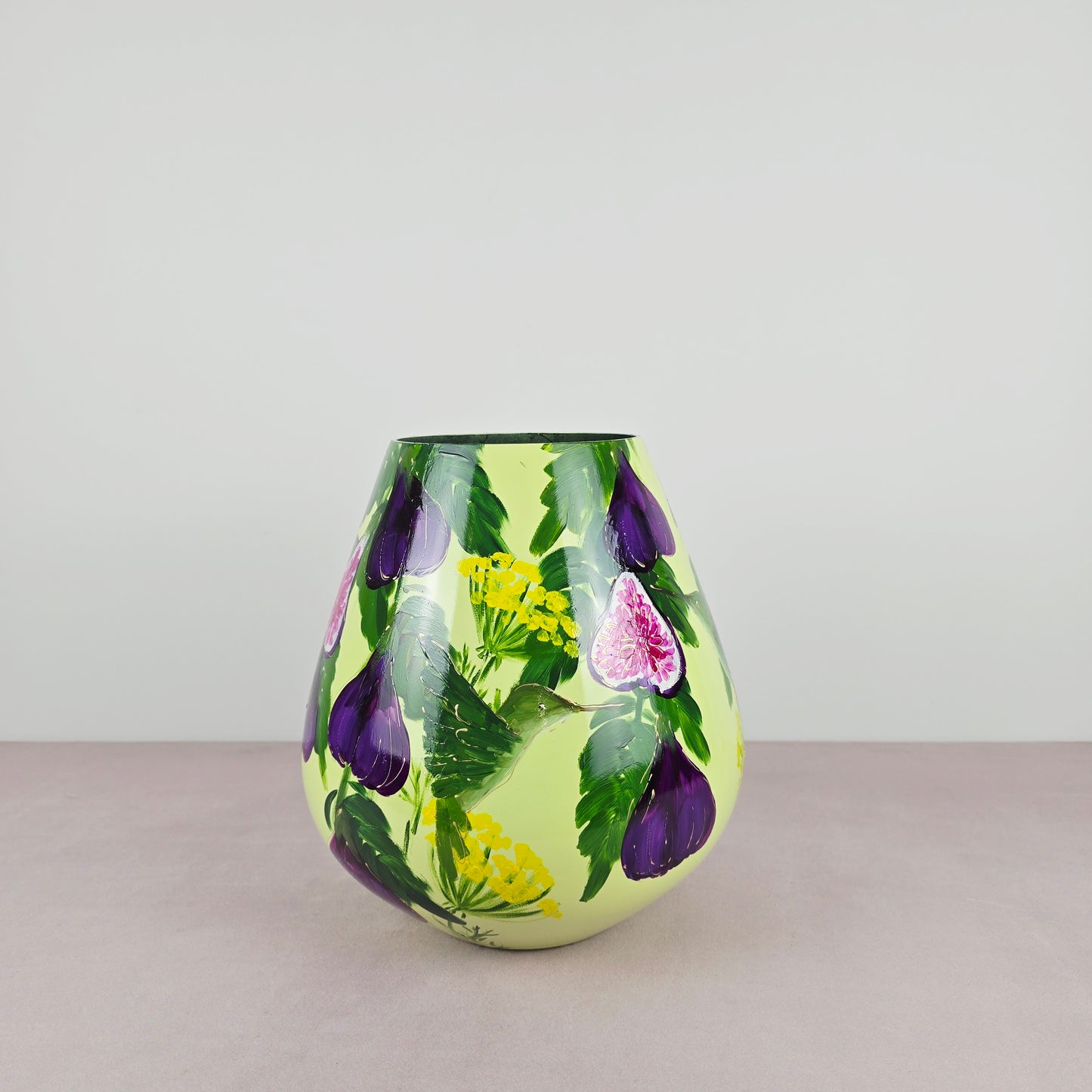 Handbemalte Glasvase S