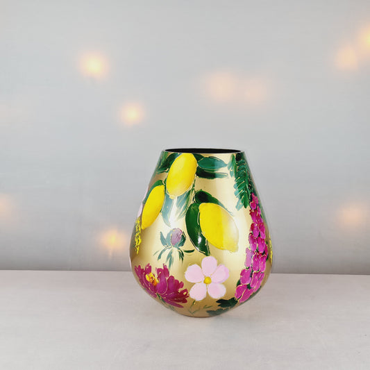 Handbemalte Glasvase S