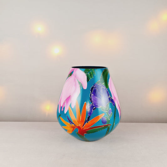 Handbemalte Glasvase S