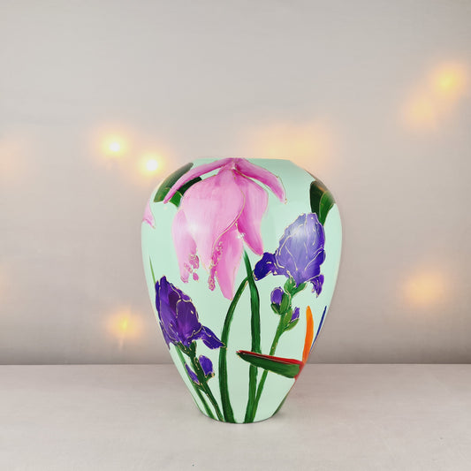 Handbemalte Glasvase M