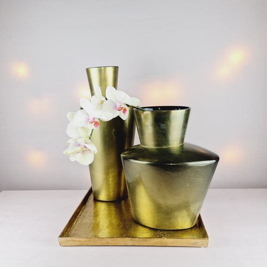 Glasvase METALLIC FINISH